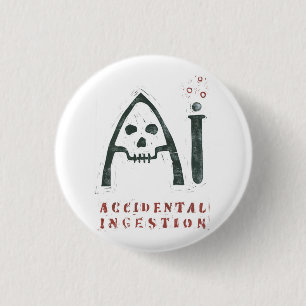 Badge Rond 2,50 Cm Pin d'AI