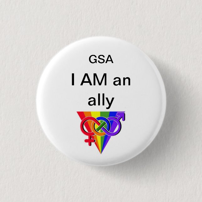 Badge Rond 2,50 Cm Pin d'allié de GSA (Devant)
