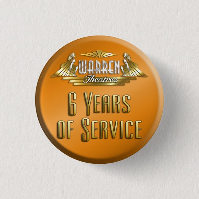 Badge Rond 2,50 Cm Pin de 6 ans (Devant)