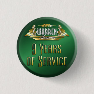Badge Rond 2,50 Cm Pin de 9 ans