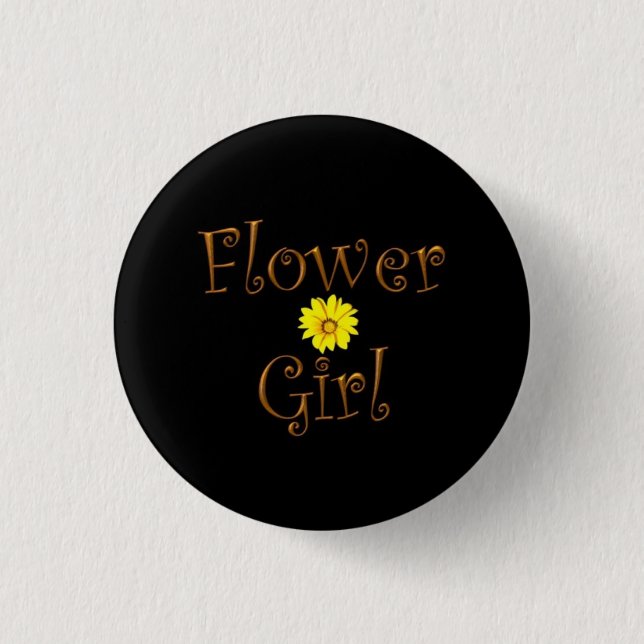 Badge Rond 2,50 Cm Pin de demoiselle de honneur (Devant)