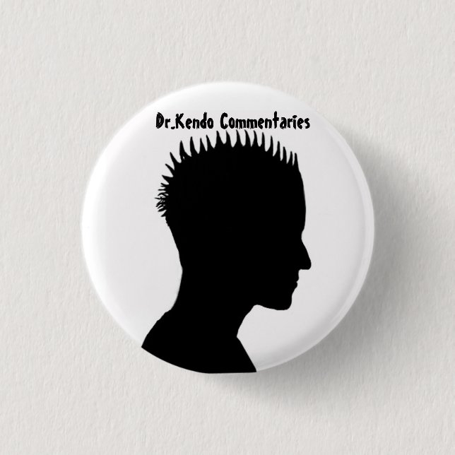 Badge Rond 2,50 Cm Pin de Dr.Kendo (Devant)