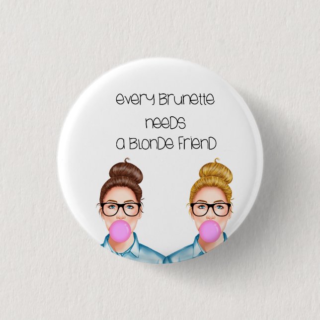 Badge Rond 2,50 Cm Pin de meilleur ami (Devant)