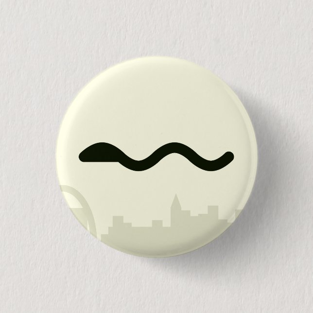 Badge Rond 2,50 Cm Pin de Sherlock Snerd (Devant)