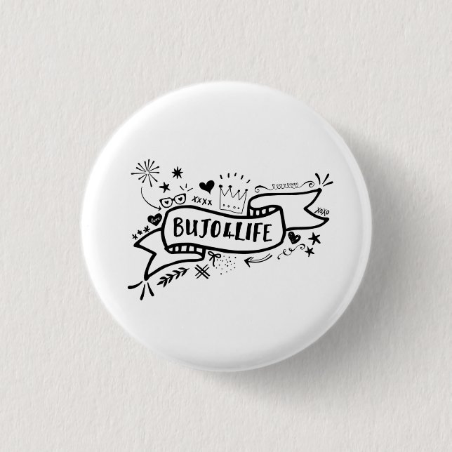 Badge Rond 2,50 Cm Pin de talent de Bujo4Life (Devant)