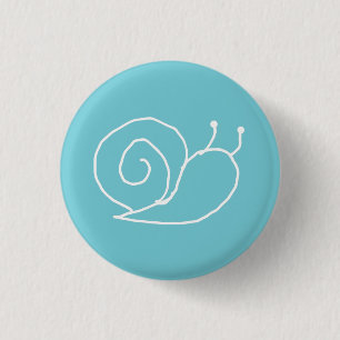 Badge Rond 2,50 Cm Pin d'escargot