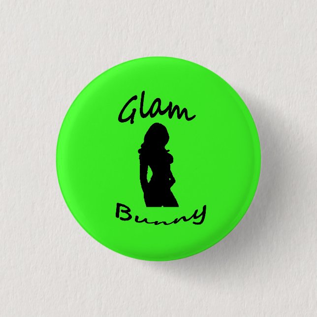 Badge Rond 2,50 Cm Pin fascinant de logo de lapin (Devant)