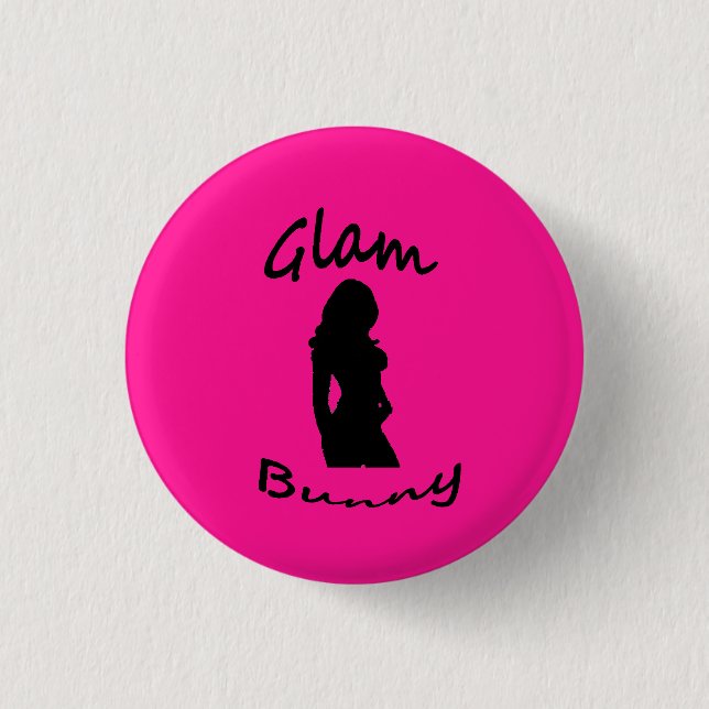 Badge Rond 2,50 Cm Pin fascinant de logo de lapin (Devant)