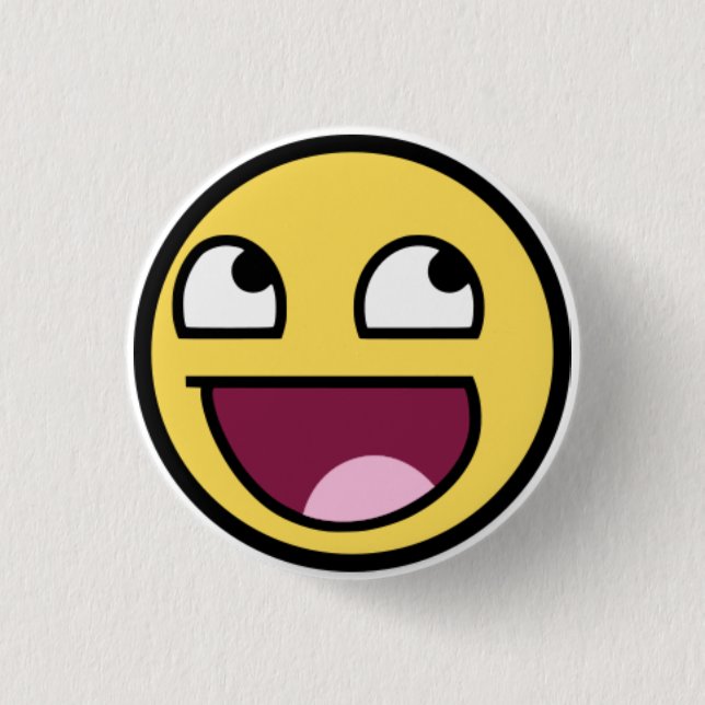 BADGE ROND 2,50 CM PIN IMPRESSIONNANT ! (Devant)
