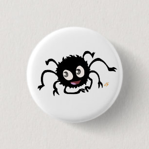 Badge Rond 2,50 Cm Pin mignon de bouton d'araignée