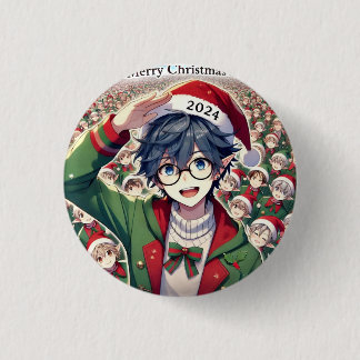 Badge Rond 2,50 Cm Pin personaje navidad