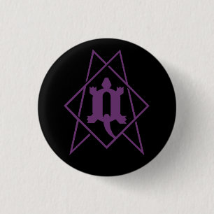 Badge Rond 2,50 Cm Pin simple de logo de Qmay Kai de phrase de