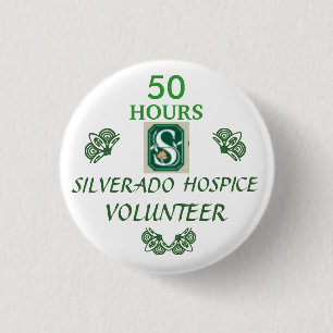 Badge Rond 2,50 Cm Pin volontaire de 50 heures