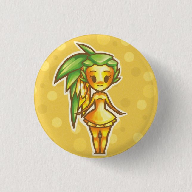 Badge Rond 2,50 Cm PineappleChibi (Devant)