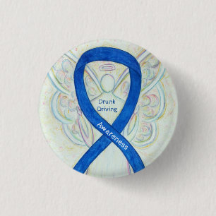 Badge Rond 2,50 Cm Pins à ruban de sensibilisation à l'angle de condu