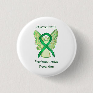 Badge Rond 2,50 Cm Pins à ruban pour la sensibilisation à la protecti