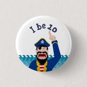 Badge Rond 2,50 Cm Pirate