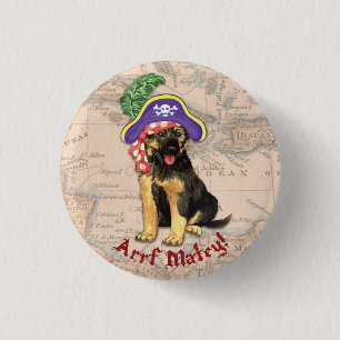 Badge Rond 2,50 Cm Pirate berger allemand