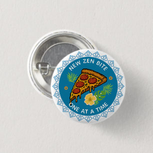 Badge Rond 2,50 Cm pizza