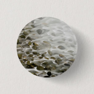 Badge Rond 2,50 Cm Plage de pierre Point Lobos State Reserve, CA