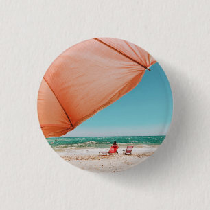 Badge Rond 2,50 Cm Plage Trocadero - Marbella - Espagne