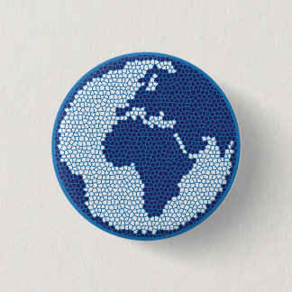 Badge Rond 2,50 Cm Planète Terre