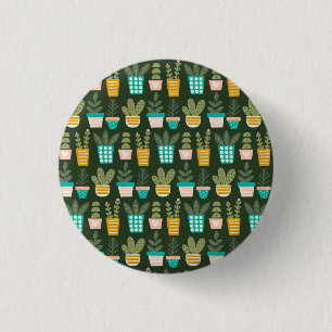 Badge Rond 2,50 Cm Plantes succulents