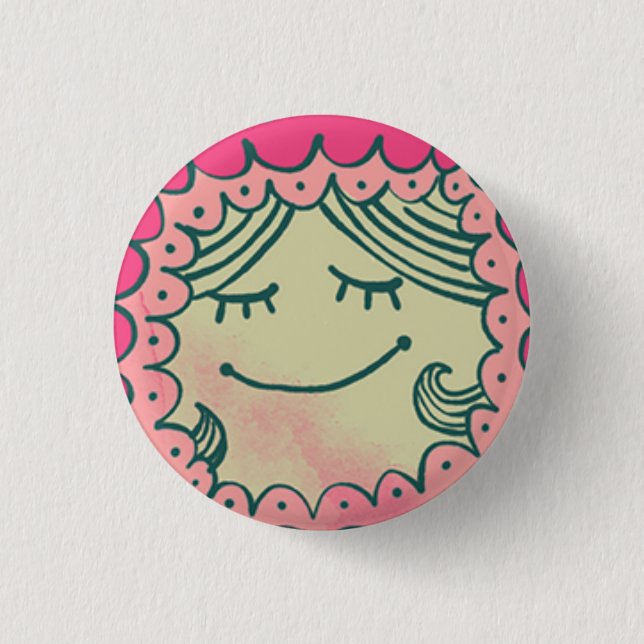 Badge Rond 2,50 Cm Plaque Fille ronde #mamamorfosis (Devant)