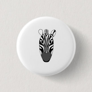 Badge Rond 2,50 Cm Plaque zèbre