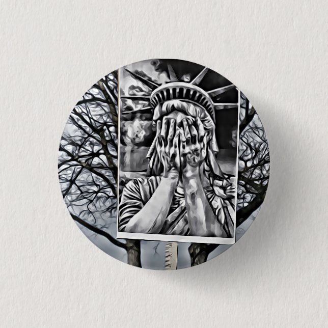 Badge Rond 2,50 Cm Pleurer de liberté (Devant)