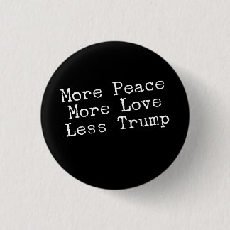 Badge Rond 2,50 Cm Plus de paix plus amour moins de cadeau