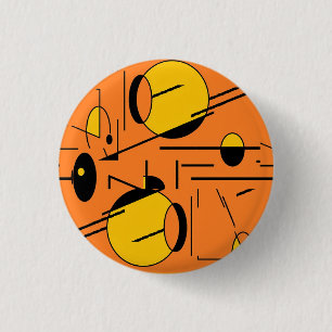 Badge Rond 2,50 Cm Pointe du Monstre Atomique - Ken Gage MCM Art