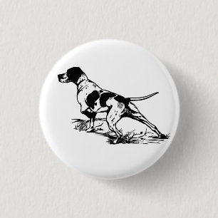 Badge Rond 2,50 Cm Pointeur anglais