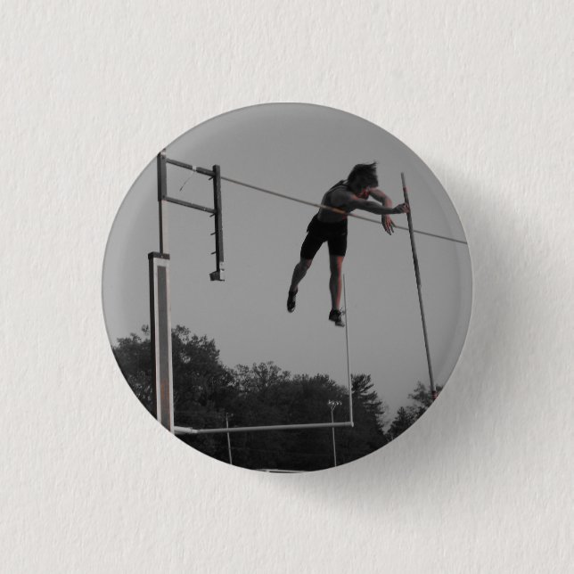 Badge Rond 2,50 Cm PoleVault (Devant)