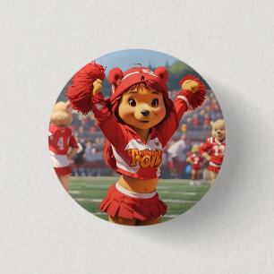 Badge Rond 2,50 Cm Pom-pom girl Winnie l'Ooh 1