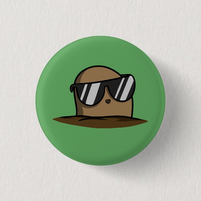 Badge Rond 2,50 Cm Pomme de terre fraîche (Devant)