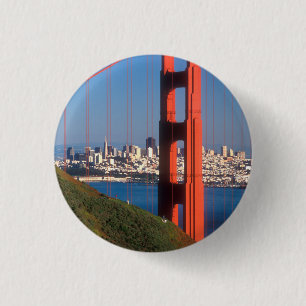 Badge Rond 2,50 Cm Pont Golden Gate