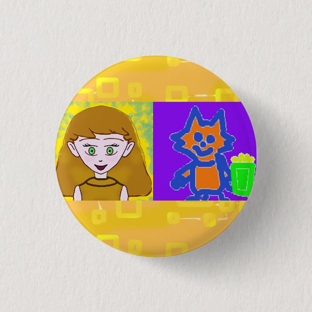 Badge Rond 2,50 Cm Popcorn Anime Juillet 18 2024 Bouton (Devant)