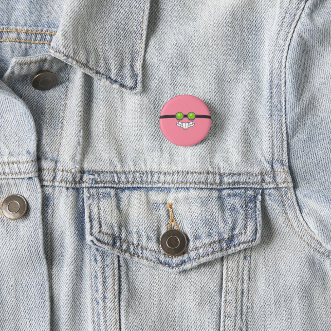Badge Rond 2,50 Cm Poptropica Dr Hare Button (En situation)