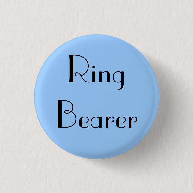 Badge Rond 2,50 Cm Porteur de l'anneau (Devant)