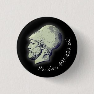 Badge Rond 2,50 Cm Portrait de Pericles