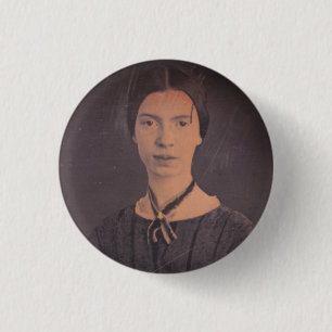 Badge Rond 2,50 Cm Portrait d'Emily Dickinson
