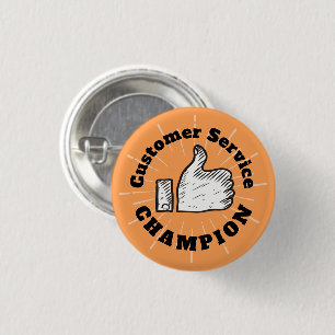 Badge Rond 2,50 Cm Pouces vers le haut de bouton de récompense de