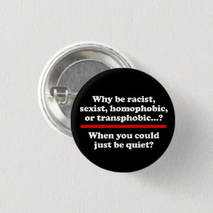 Badge Rond 2,50 Cm Pourquoi quand vous pourriez juste calme classique