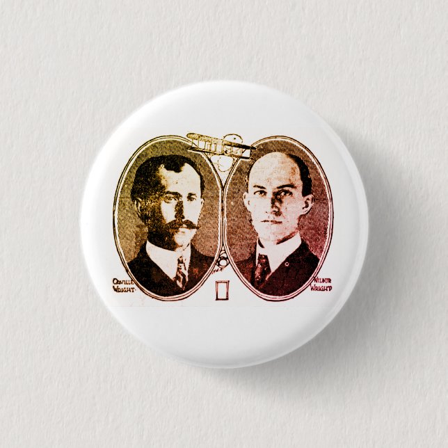 Badge Rond 2,50 Cm Première en vol (Devant)