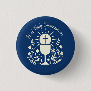 Badge Rond 2,50 Cm Première sainte communion