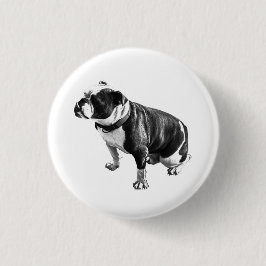 Badge Rond 2,50 Cm Présent et Patient