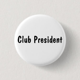 Badge Rond 2,50 Cm Président du club