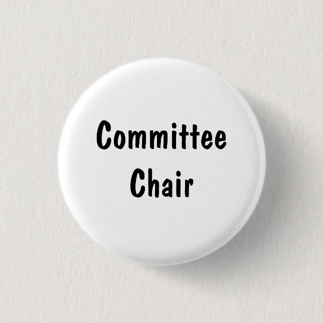 Badge Rond 2,50 Cm Président du comité (Devant)