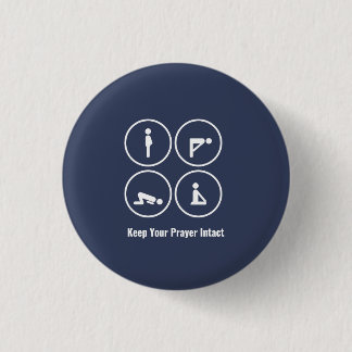 Badge Rond 2,50 Cm Prière musulmane